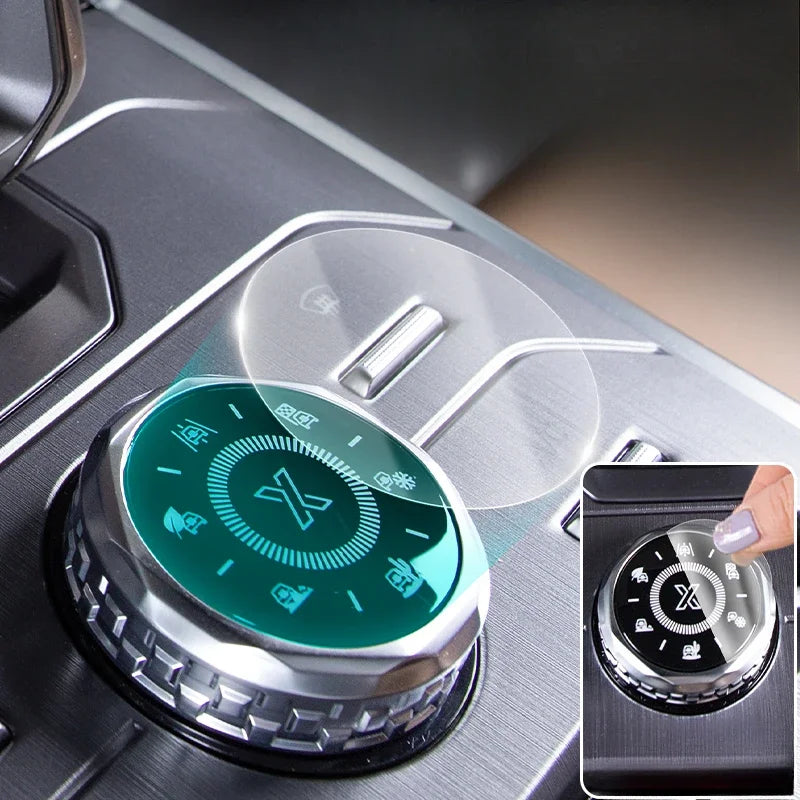 For Jetour Traveler Gear Knob Button Film TPU Protective Products Modified Daquan Shanhai T2 Car Interior Accessories
