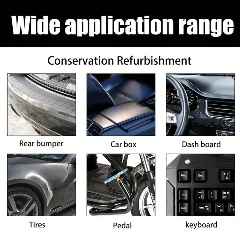 Car interior renovation wax, crystal plating wax, repair bumper scratches, restore car interior gloss, repair plastic PU leather