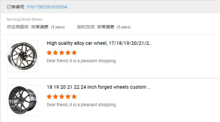 Best selling 17 18 19 20 21 22 23 inch PCD 5*114.3 4*108 forged alloy car wheels made in China