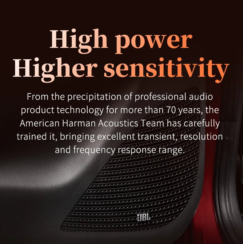 JBL car audio speaker 6.5-inch two-way speaker 640W power output car subwoofer treble midrange stereo speaker car speaker