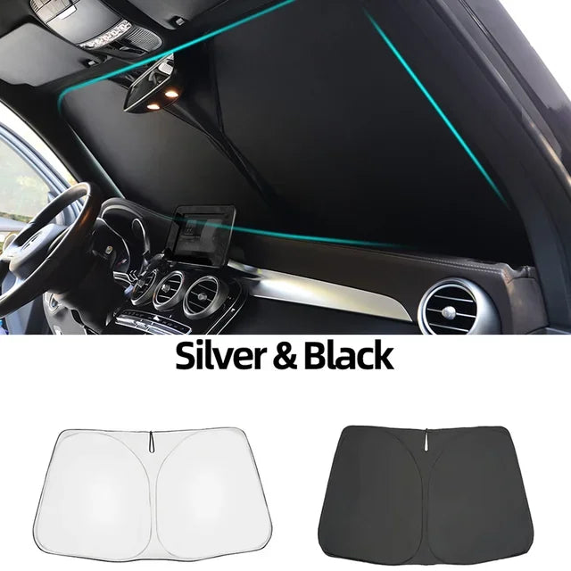 Custom Snap Car Window Sunshade for Alfa Romeo Stelvio 2017 2018 2019 2020-2024 Curtain Mesh Front Windshield Frame Curtain