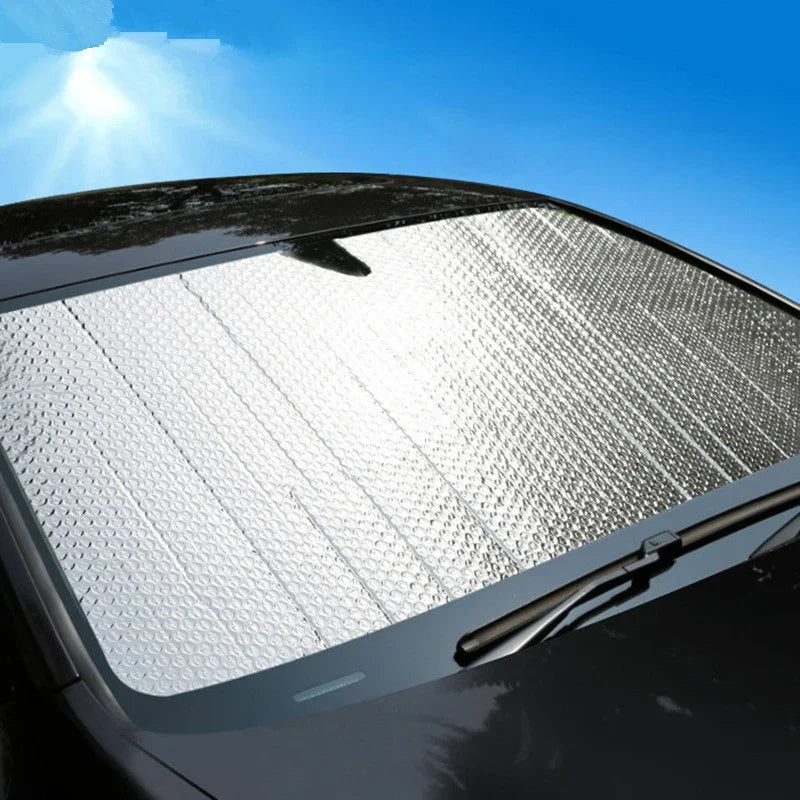 Car windshield foldable visor 130/140cm cover block Reflector Portable breathable UV protection device