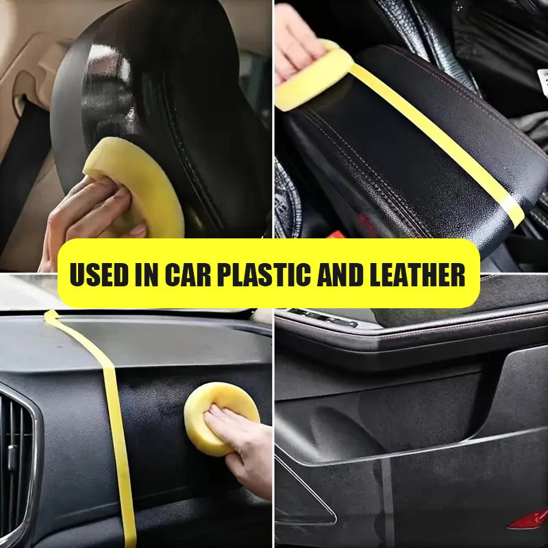 Car Plastic Restorer Coating Agent Auto Plastic Rubber Exterior Repair Clean Refresh Restoration Agent Black Shine Seal Brighten