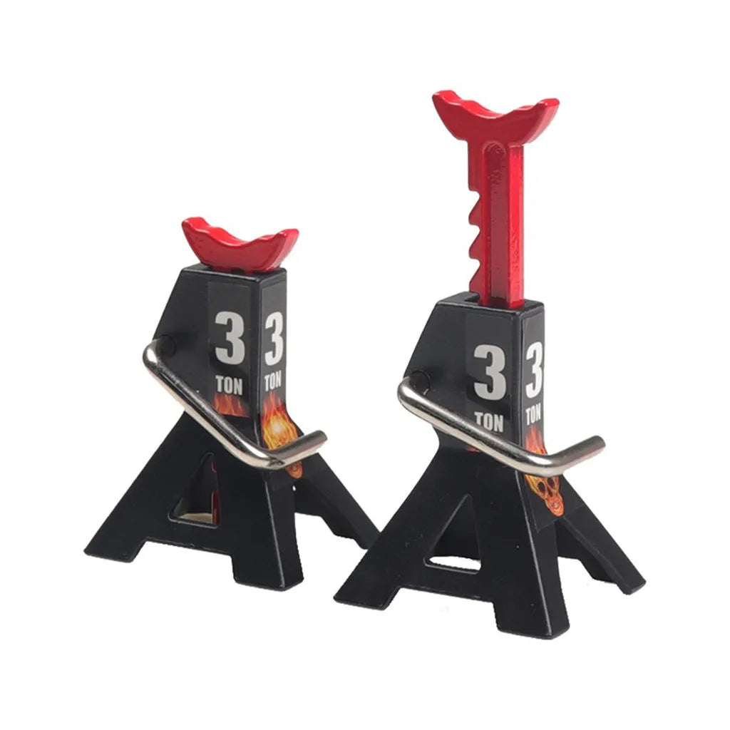 RCZIPROY 2PCS RC Jack Bracket 3T 6T Metal Height Adjustable Analog Part for 1/10 RC Creeper Axial Traxxas TRX4 Upgrade Parts