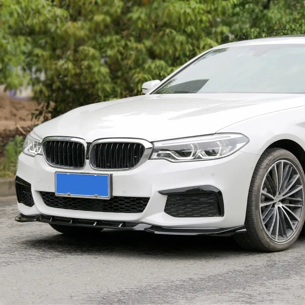 For BMW 5 Series G30 G31 2017-2020 520i 530i 540i M-Sport Car Front Bumper Splitter Lip Diffuser Body Kit Spoiler Guard