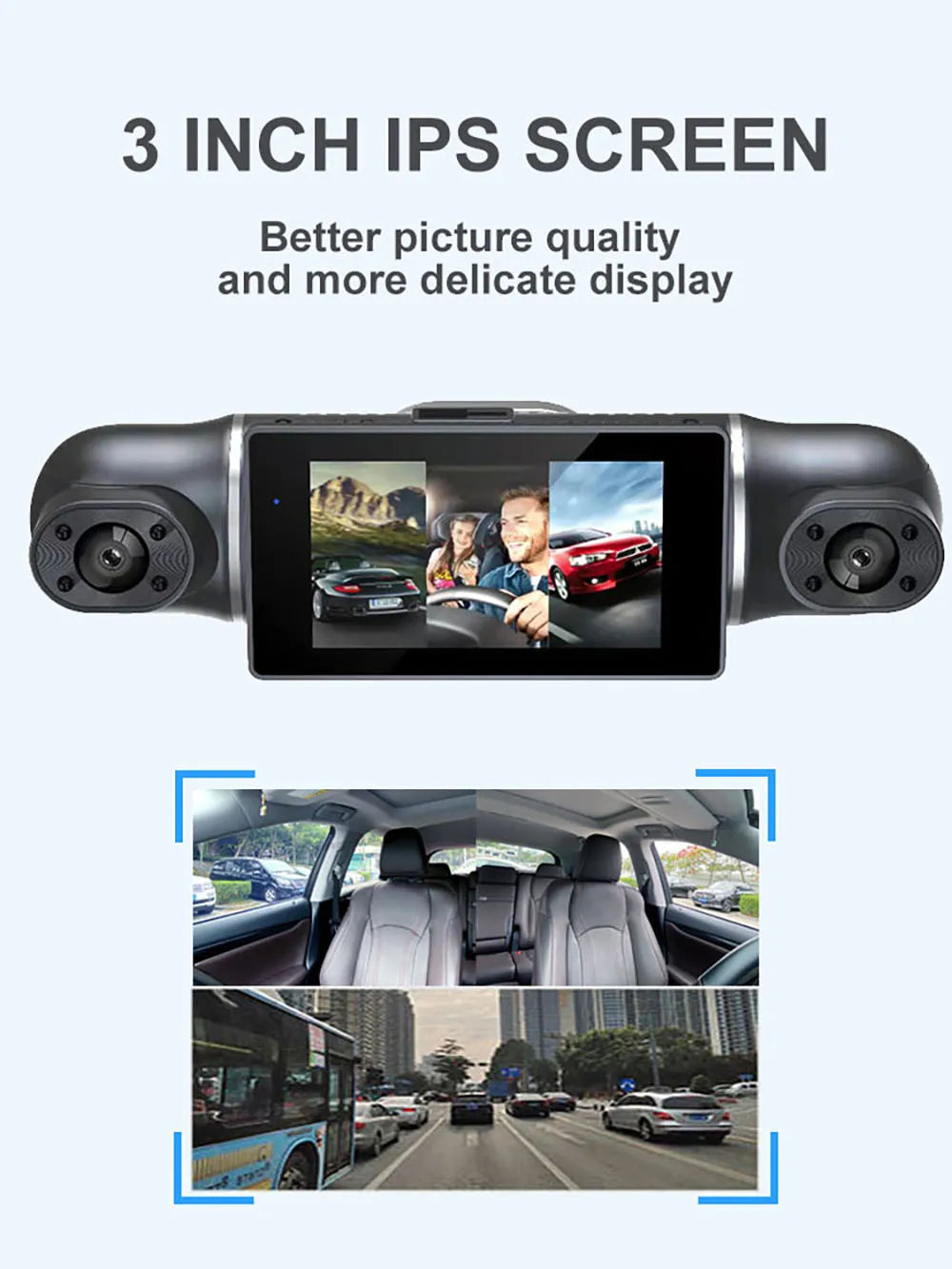 4Camera Car DVR 4*1080P 360 Degrees Video Recorder WIFI GPS Dash Cam Front right left Rear View camera 24h Parking Monitor Gift