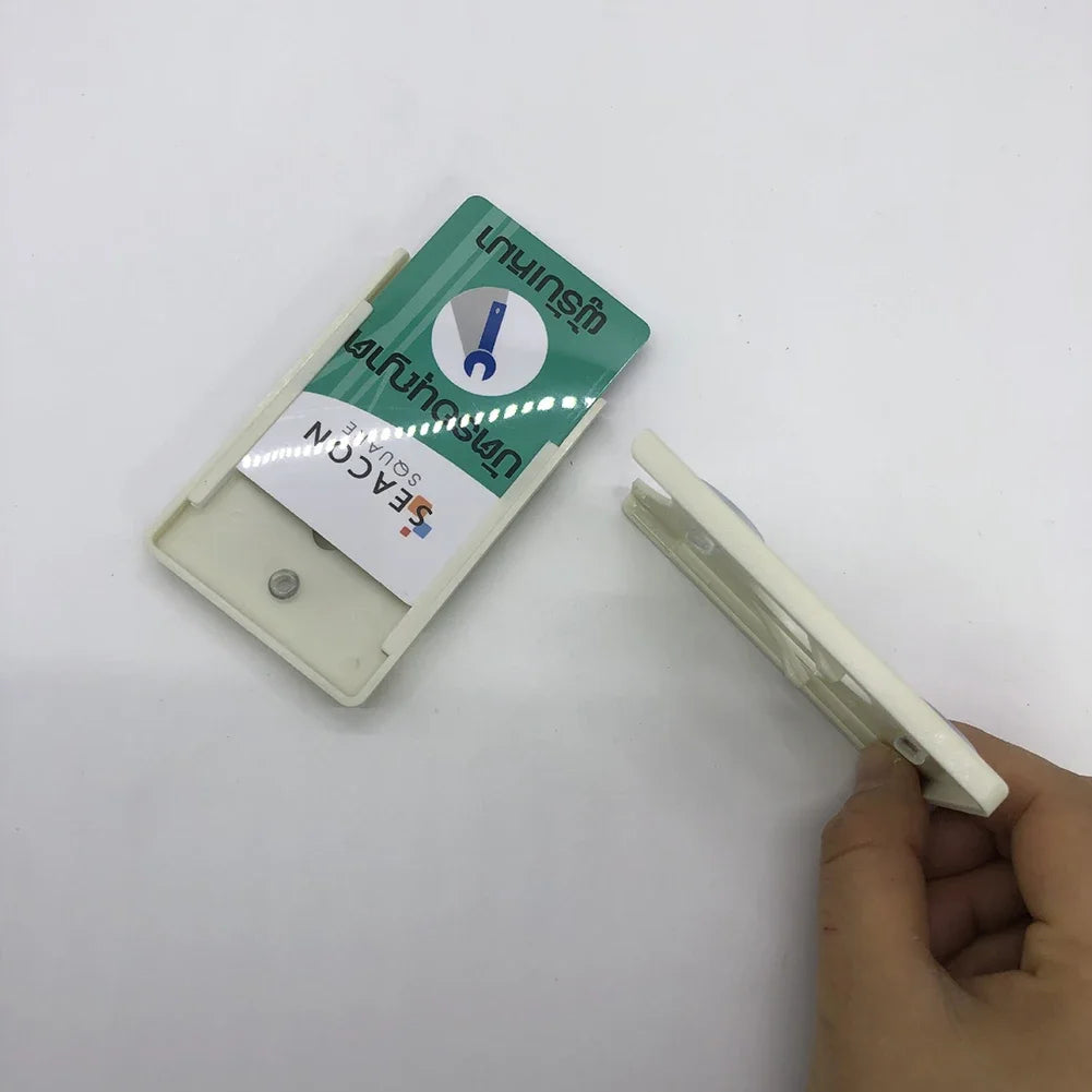 Car Card Sleeve Parking Ticket Clip Auto Fastener Card Bill Holder Mount Fastener Organizer Windshield Stickers Home Office