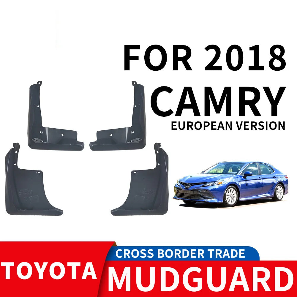 For 2018 Toyota CAMRY mudguard Mudflaps Front Rear Flares Splash Guards Cover Car Accessoie