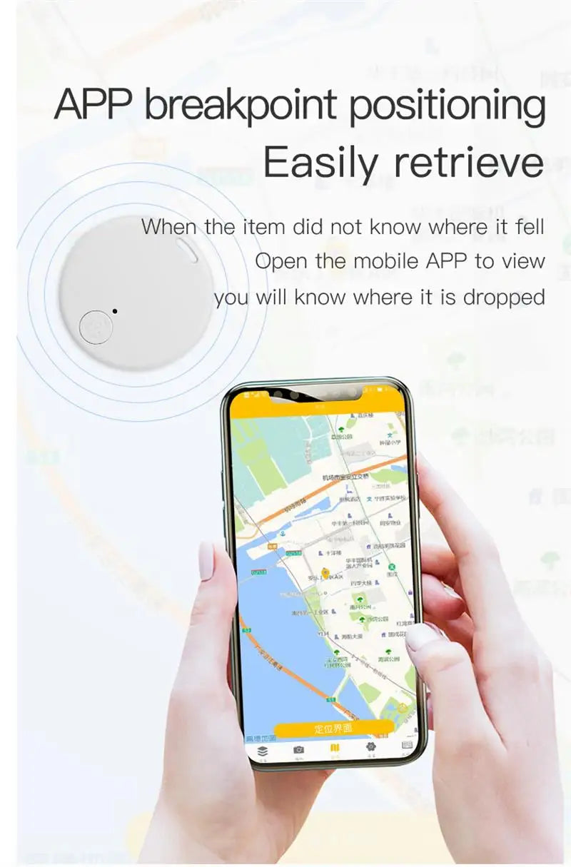 2025 New Hot Mini GPS Tracker, Bluetooth 5.0 Smart Anti-Lost GPS, Car Tracking iOS Android Smart Find Loc