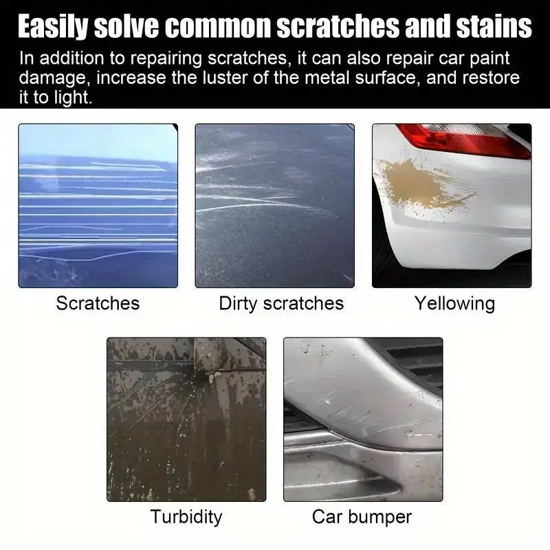 Scratch wax a universal special car paint repair product is a magic tool for removing car scratches  achieving in-depth vehicle