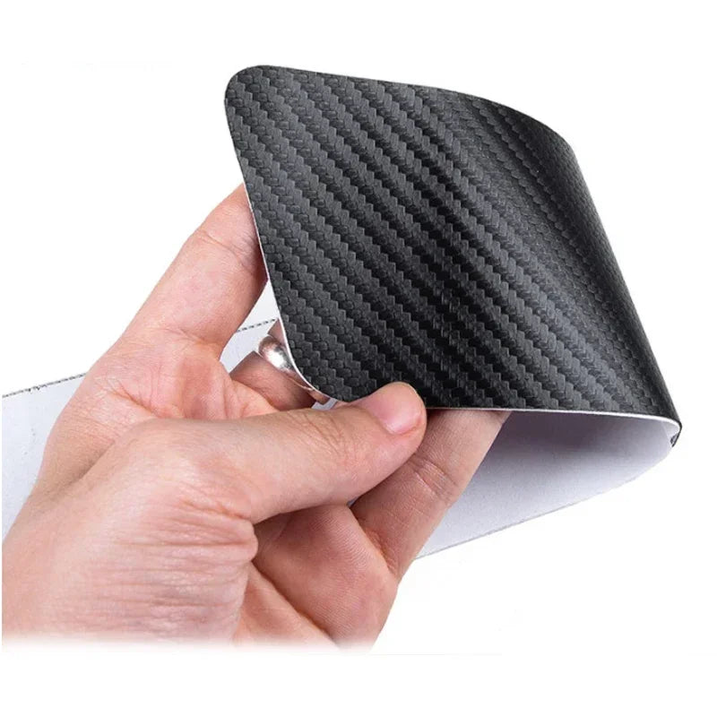 Carbon Fiber Car Door Sill Threshold Anti Protective Stickers Decals For Nissan X-Trail Rear Trunk Bumper Anti Scratch Strips
