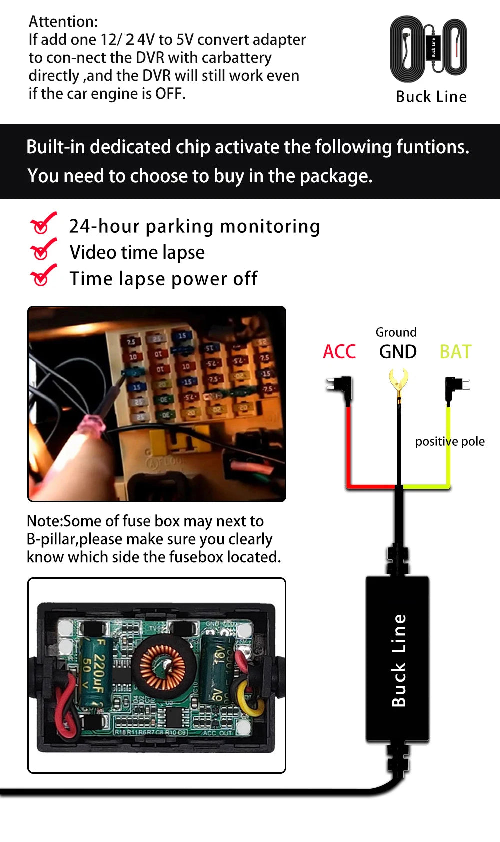 UHD 4K+2.5K Car DVR Front And Back Dash Cam Camera 5G WIFI GPS Dashcam Mini Black Box With 24H Parking Monitor Night Vision