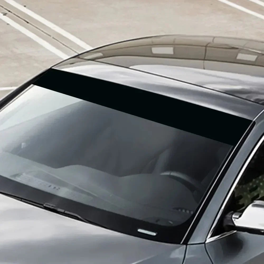 Car Sunshade Stickers 3D Design Vinyl Film Fly Eye One Way Vision Mesh Films Car Front Windshield  Decals for Auto Decoration