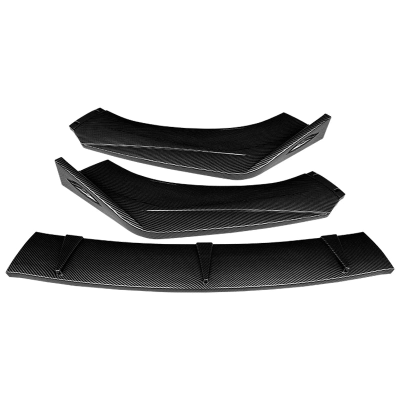 For Hyundai Elantra 2021 2022 2023 Car Front Bumper Splitter Lip Body Kit Spoiler Diffuser Deflector Decorative Strip Shovel ABS