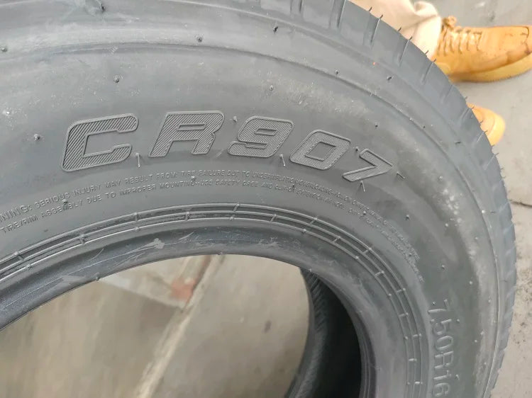 Chinese 2024 New Passenger Car Tires Truck Tire 7.50-16 750/16 750r16 7.50R16 Commercial Wheels 1000/20 Tube Type Tyres