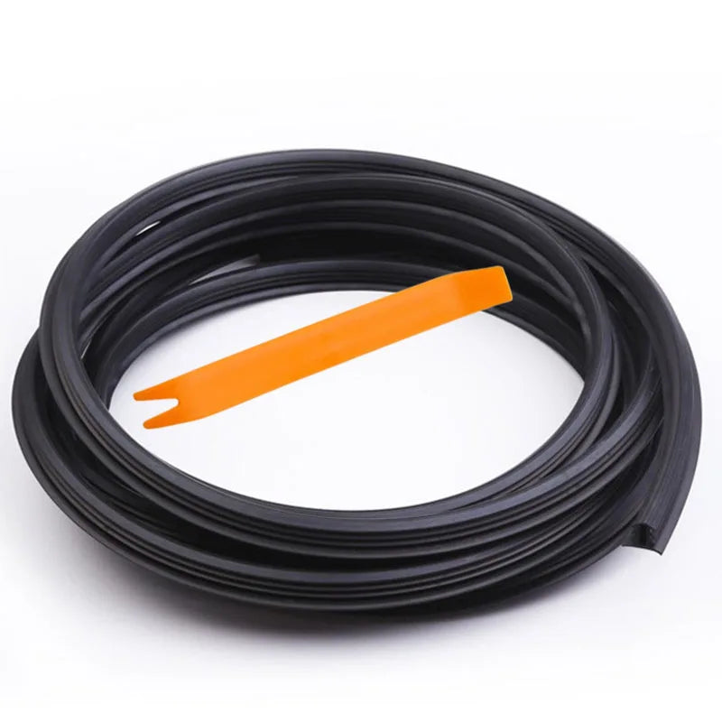 1.6M Car Rubber Sealing Strip Auto Dashboard Sealing Strip Noise Sound Insulation Rubber Strips Universal for Weatherstrip