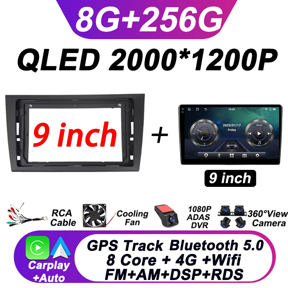 Android 15 Auto For Volkswagen Golf 6 2008- 2016 Car Multimedia Video Player Car Radio Touch Screen GPS Navigation 5G Wifi DSP