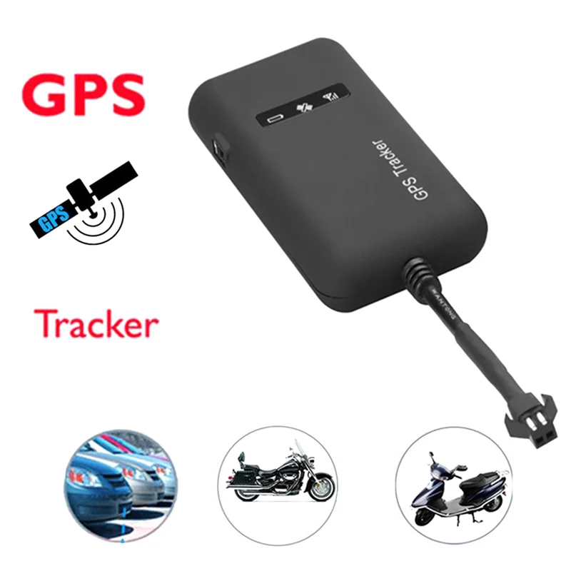 1Set GT02A 12V-36V Real-Time GPS/GSM/GPRS SMS Car GPS Tracker Real-Time Positioning Supports Google Maps Link Black Mini