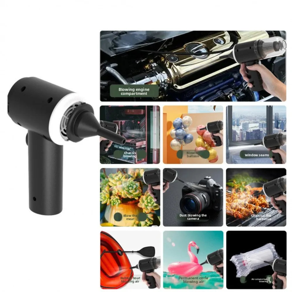 Multi-functional Wireless Car Vacuum Cleaner, Portable Household Small Air Pump, Handheld High-power Car Dust Blower