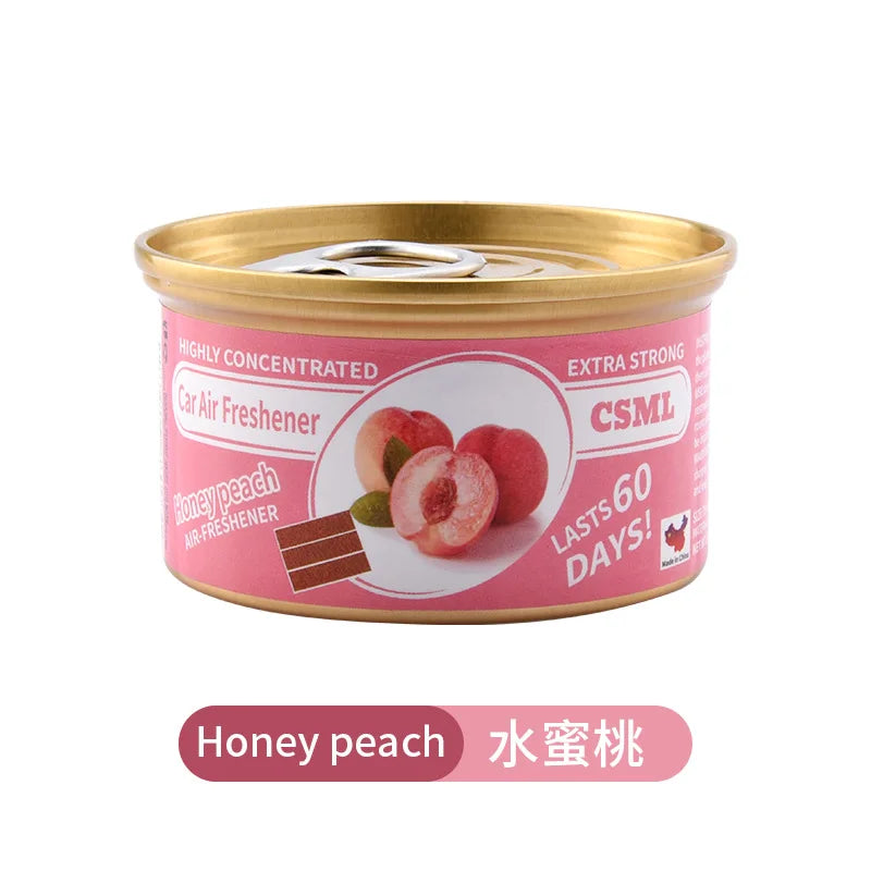 Best-selling Wooden Block Canned Car Aromatherapy, Car Fragrance Paste, Deodorizing Air Freshener, High-end Solid Perfume