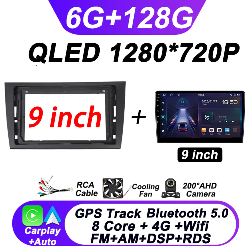 Android 15 Auto For Volkswagen Golf 6 2008- 2016 Car Multimedia Video Player Car Radio Touch Screen GPS Navigation 5G Wifi DSP