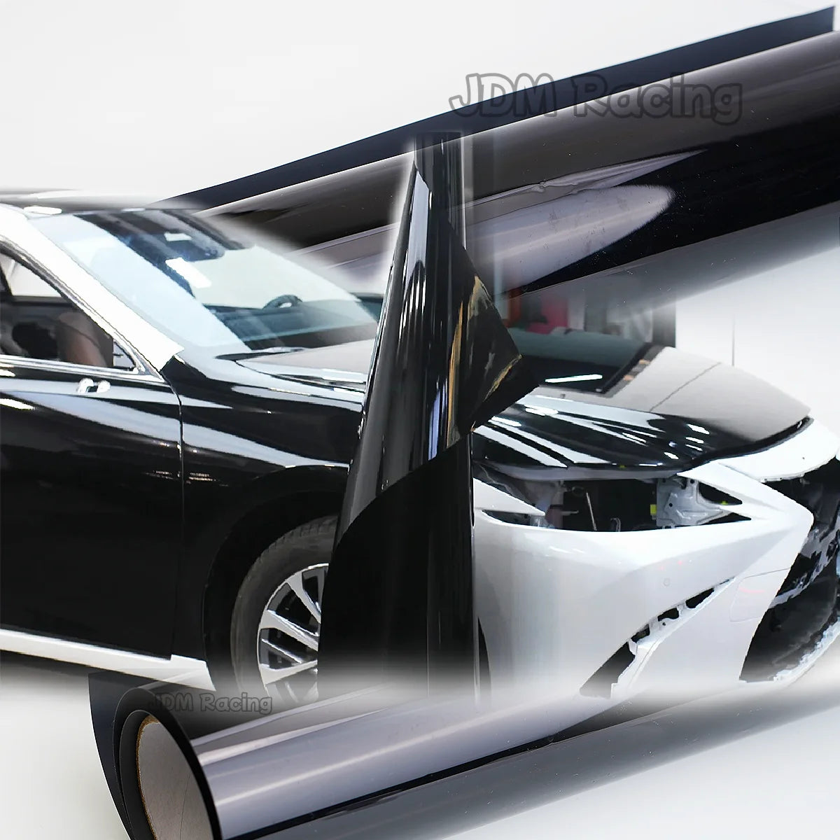 Ultra Glossy Black Auto Stickers for Car Wrap Vinyl Accessories for Vehicles Car Film Cover Wrapping Foil Sticker on the Hood