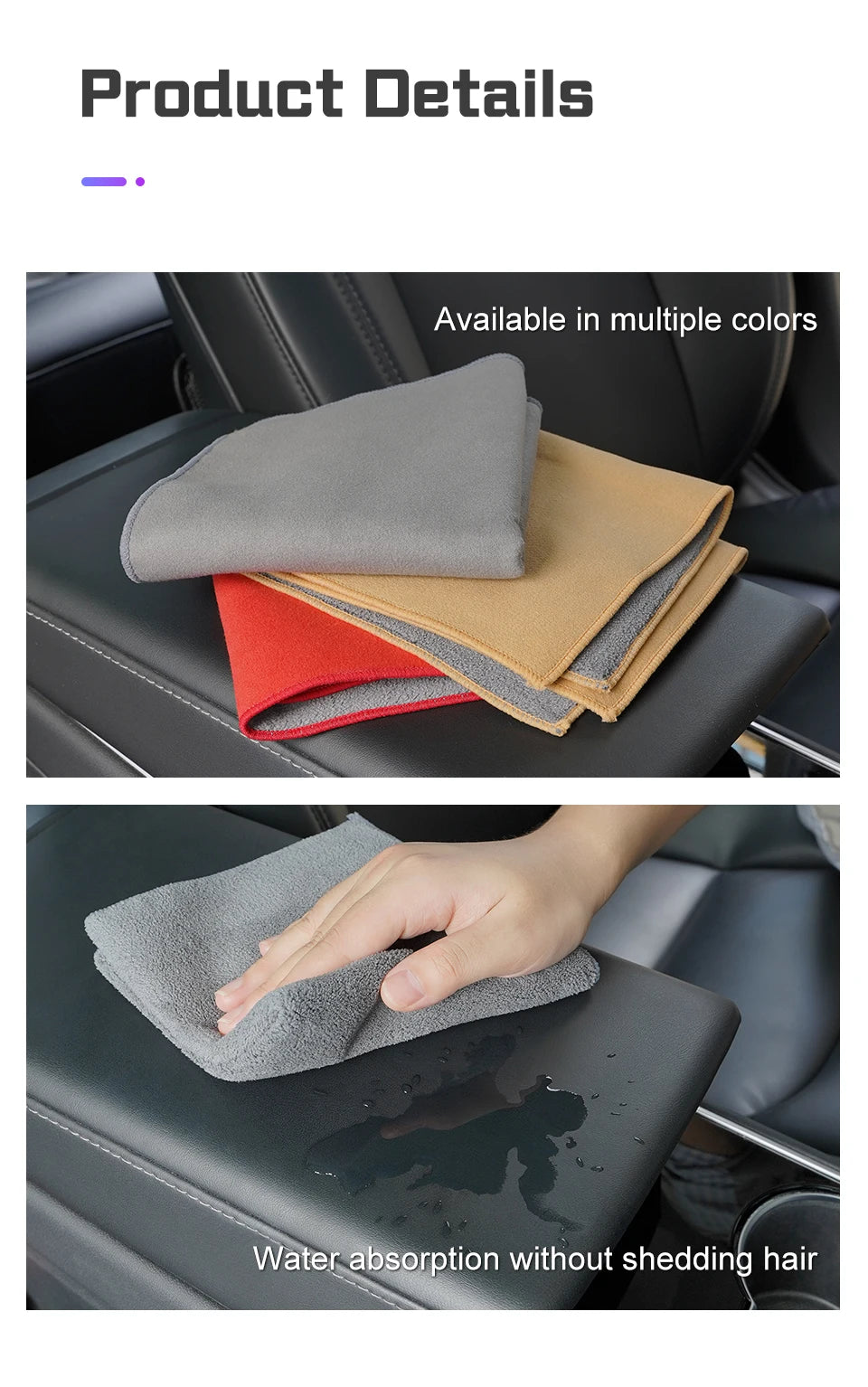 Super Absorbent Suede Coral Car Wash Towel Cleaning Cloth For Audi S A3 A4 A5 Q5 A1 A6 RSQ3 B8 B6 B7 B9 S4 S6 Auto Washing Rag
