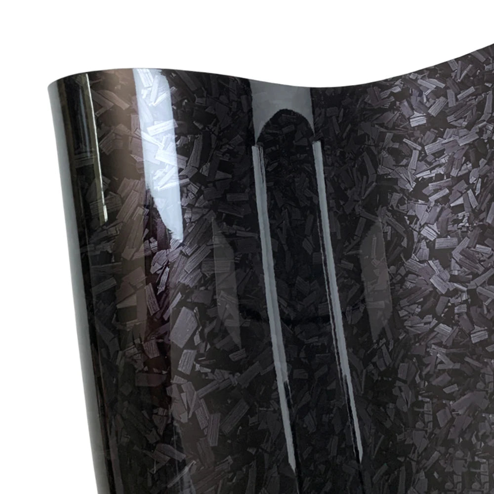 9D Carbon Fiber Car Sticker Self Adhesive Glossy Black Vinyl Wrap Film Anti-Scratch Auto Decoration Sticker for Cars Accessories