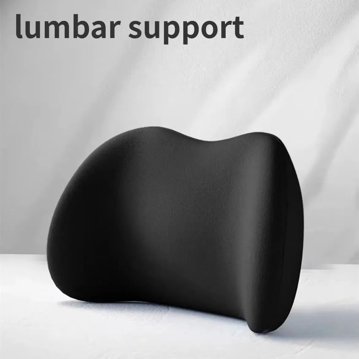 Car Memory Foam Neck Pillow Protection Lumbar Backrest Cushion Lumbar Support Car Headrest Interior Parts