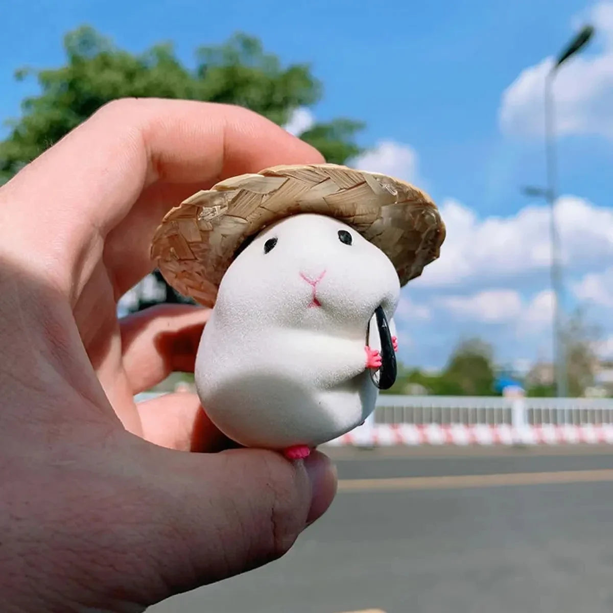 Car Decoration Hamster Car Accessories New Console Cute Doll Car Interior Pendant Decoration Cool Decoration Accesories