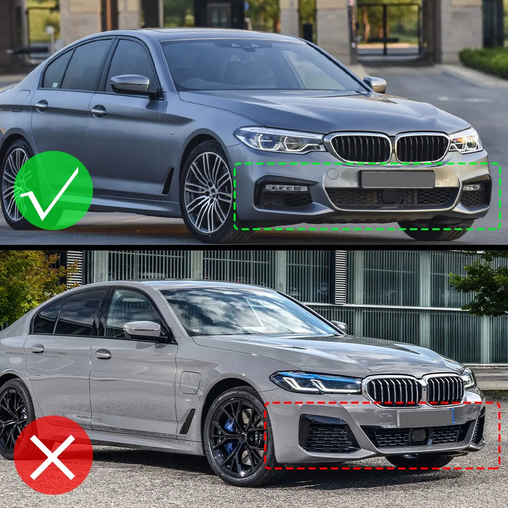 For BMW 5 Series G30 G31 2017-2020 520i 530i 540i M-Sport Car Front Bumper Splitter Lip Diffuser Body Kit Spoiler Guard