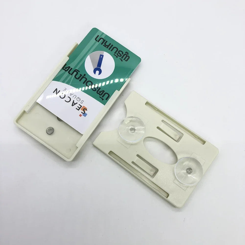 Car Card Sleeve Parking Ticket Clip Auto Fastener Card Bill Holder Mount Fastener Organizer Windshield Stickers Home Office