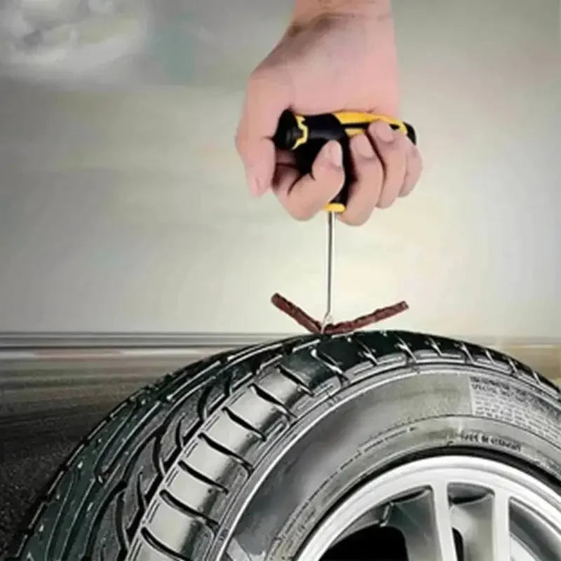 Car Tire Repair Kit Practical Tools Durable Tire Strips Super Glue Included Auto Emergency Repair Kit Optional with/without glue