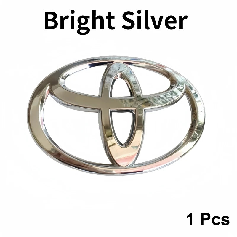 3D Toyota Car Emblem Badge For Front Grill Hood Rear Trunk Logo Corolla Camry RAV4 Hilux Yaris Accessory