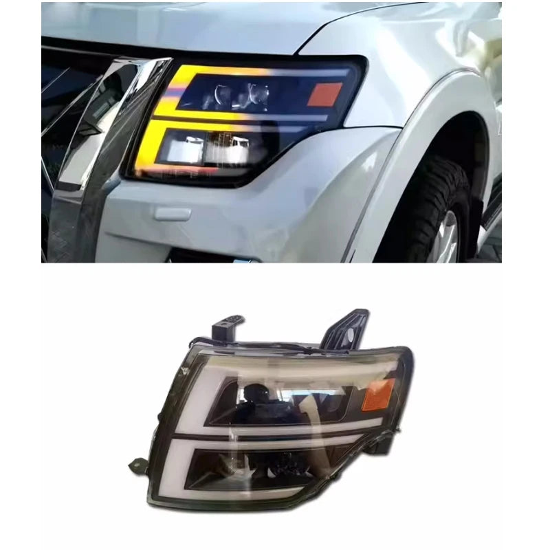 Body Kit for Mitsubishi Pajero V93 V97 V98 15-20 modified Grill Bumper Headlight Taillight Tail Wing Surround Car Accessories