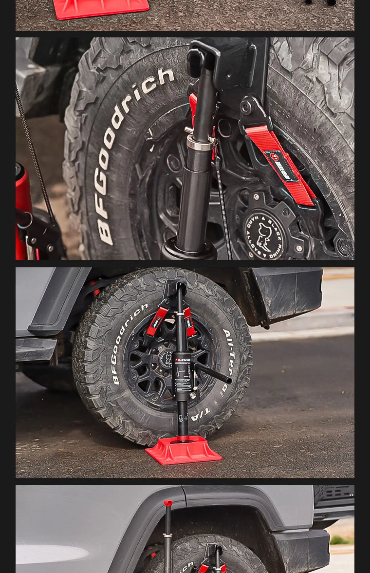 Hydraulic jack adjustable extrication across the desert vertical rescue tool car off-road vehicle multipurpose
