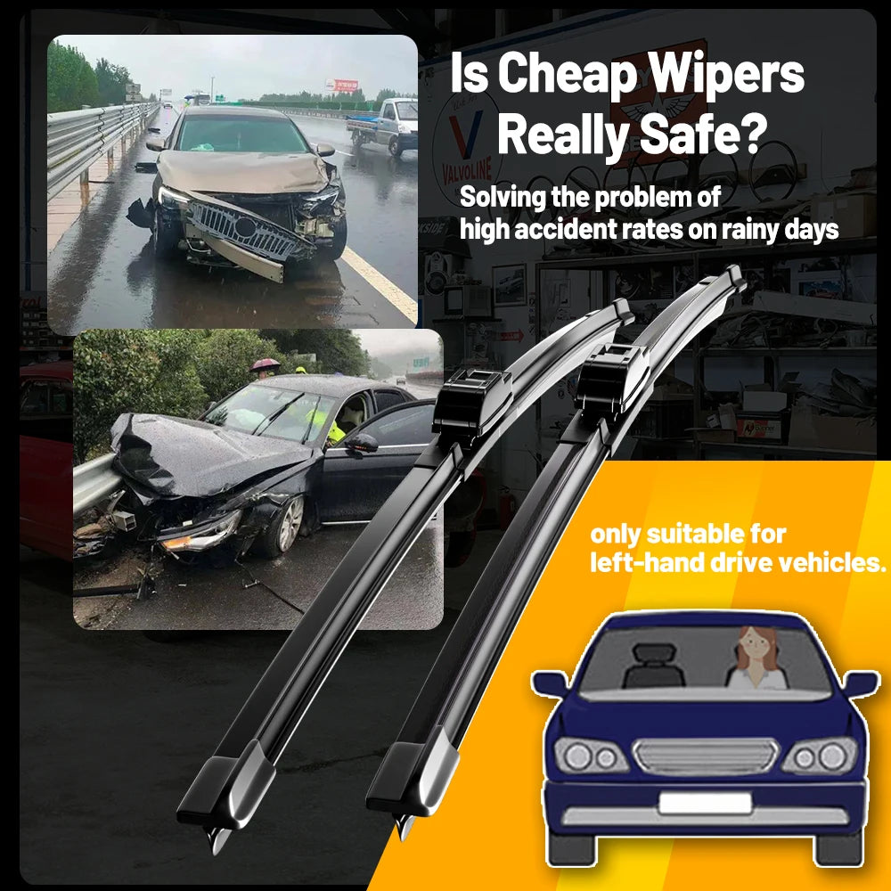 For Ford Explorer Front Wiper Blades 2011-2019 2013 2014 2015 2016 2017 2018 Windscreen Windshield Window Accessories 26"+22"