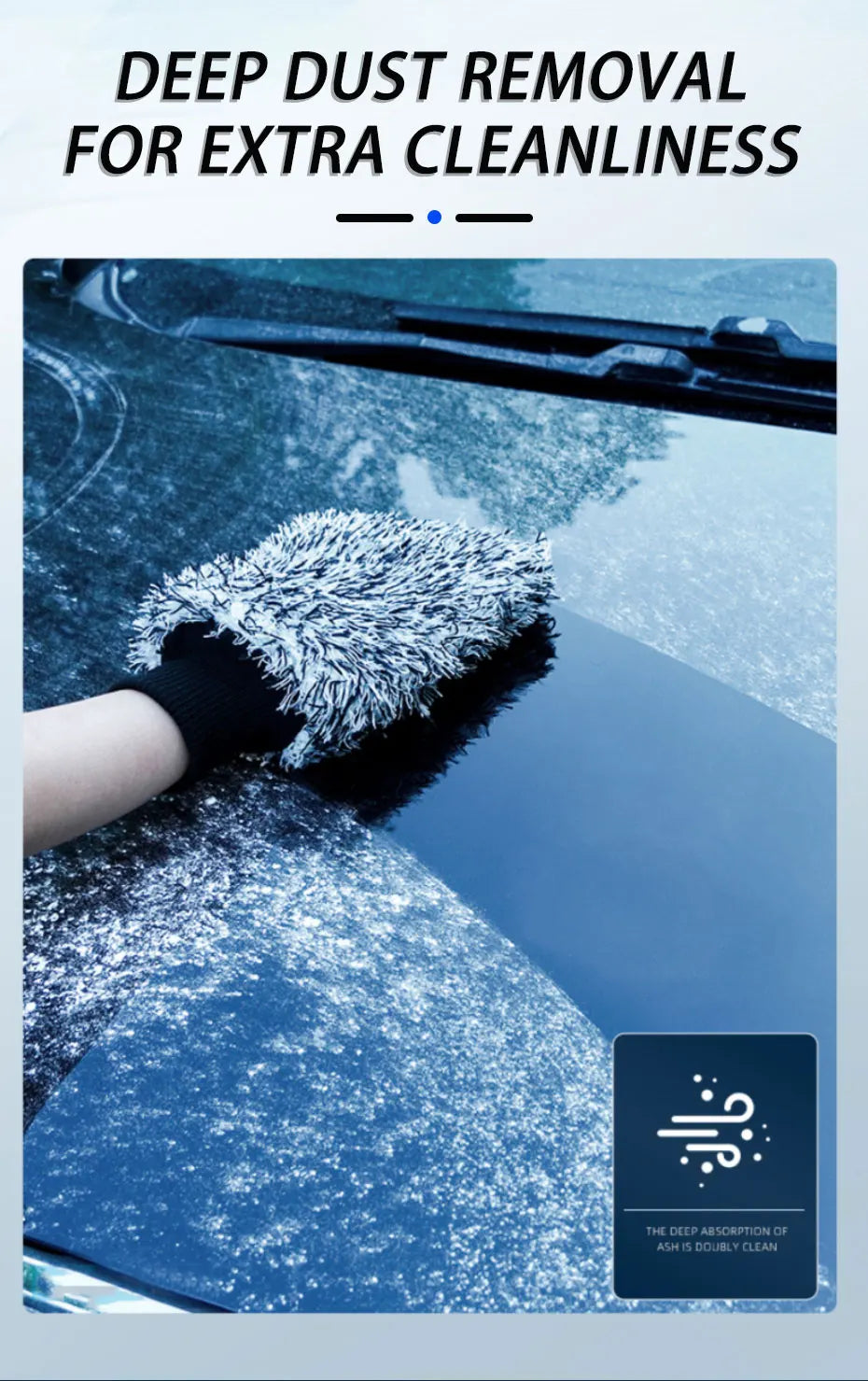 SEAMETAL Car Wash Microfiber Wheels Brush Non-Slip Ultra Soft Car Cleaning Gloves Mitt Car Wheel Spokes Brushes Car Accessories