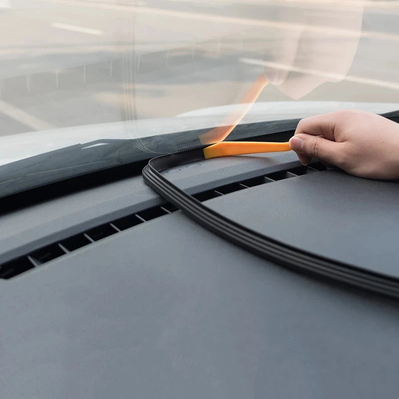 1.6M Car Rubber Sealing Strip Auto Dashboard Sealing Strip Noise Sound Insulation Rubber Strips Universal for Weatherstrip