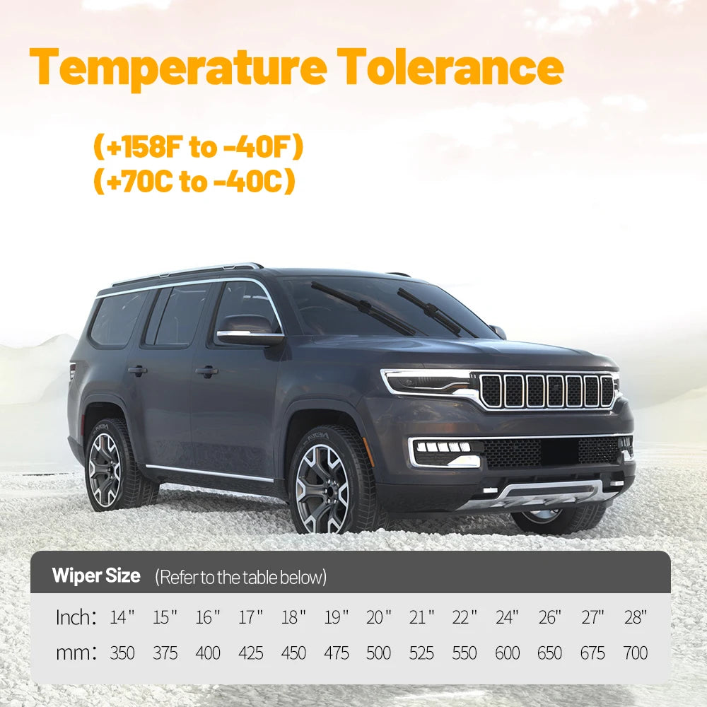 For Ford Explorer Front Wiper Blades 2011-2019 2013 2014 2015 2016 2017 2018 Windscreen Windshield Window Accessories 26"+22"