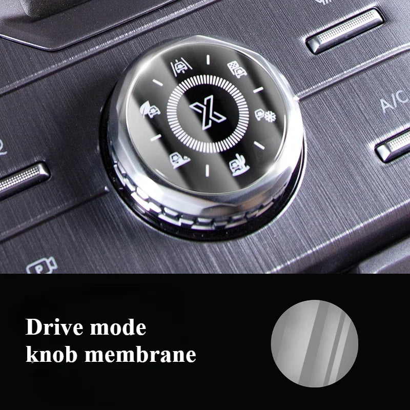 For Jetour Traveler Gear Knob Button Film TPU Protective Products Modified Daquan Shanhai T2 Car Interior Accessories
