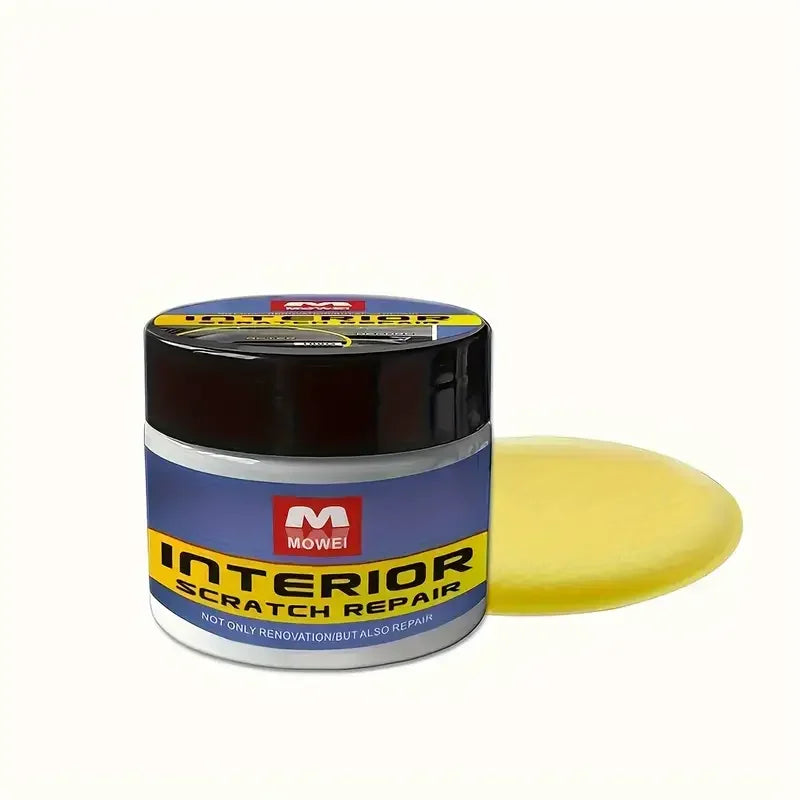 Multifunctional automotive repair wax, plastic parts refurbishing agent, internal gloss enhancer, tire and leather polish