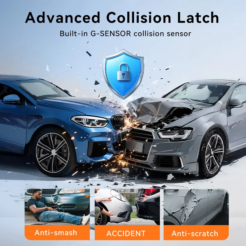 4 Channel Car DVR Dash Camera 4K Front and Rear Cam 2.4INCH 360 Dash Cam 4k*1080P 4 Lens Video Recorder Support 24H Parking