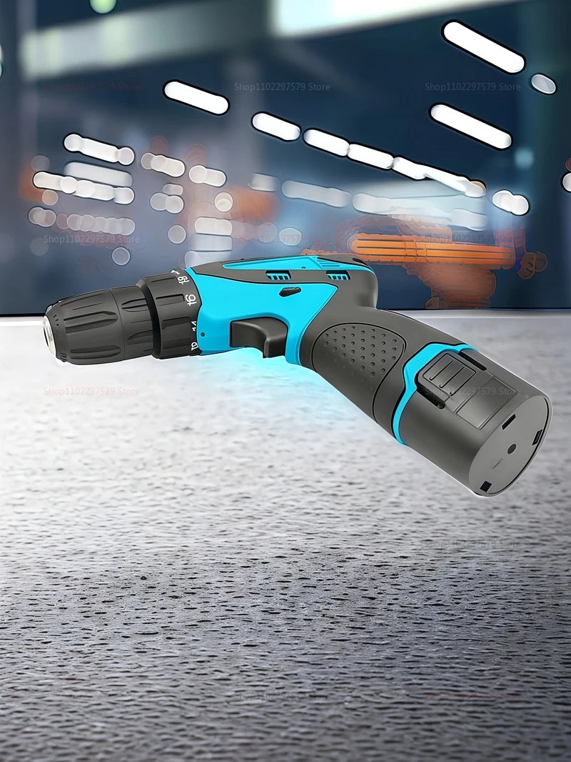 12V Electric Impact Drill with 32N Torque Wireless Cordless Power Tool Portable Multi-Function Screwdriver for Automotive