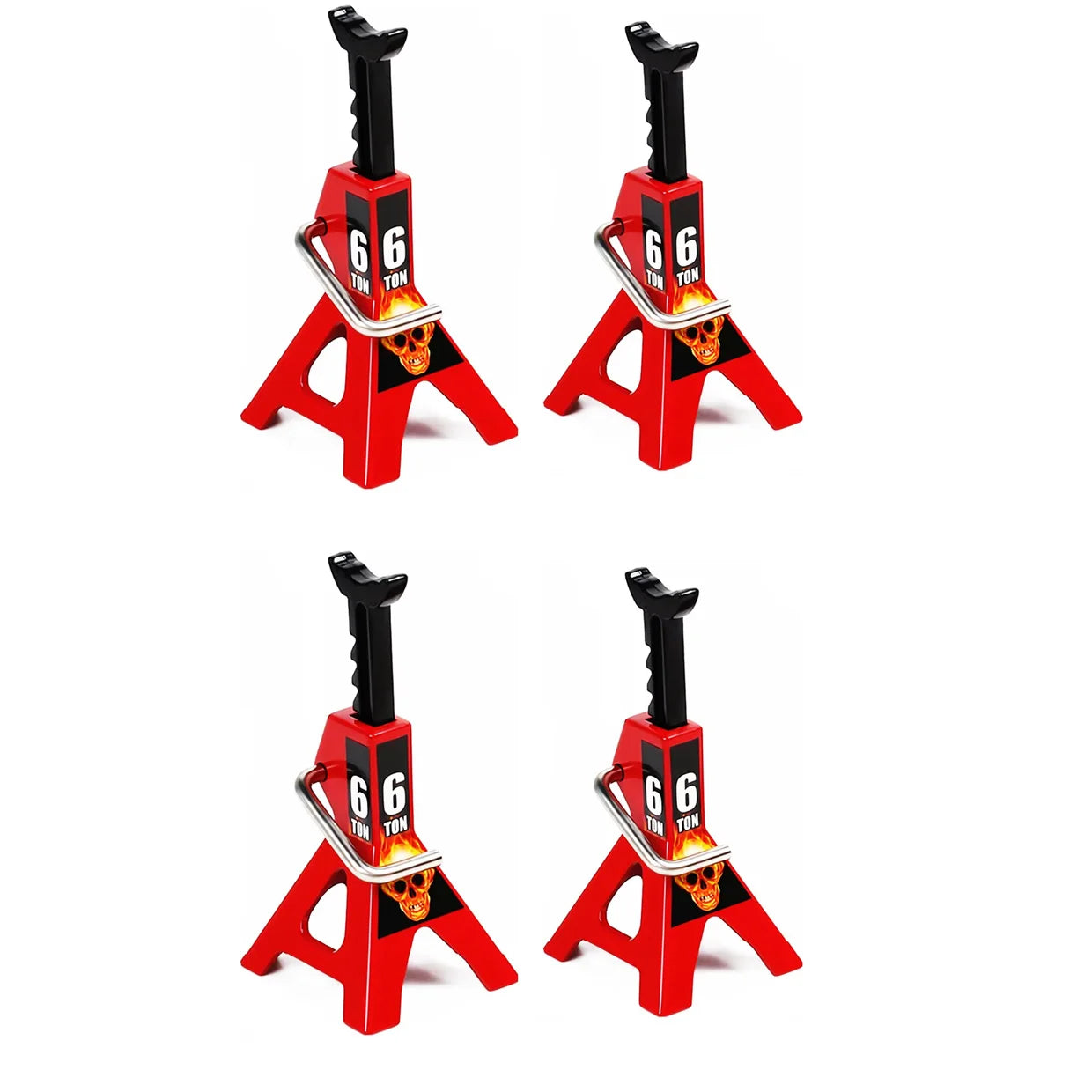 RCZIPROY 2PCS RC Jack Bracket 3T 6T Metal Height Adjustable Analog Part for 1/10 RC Creeper Axial Traxxas TRX4 Upgrade Parts