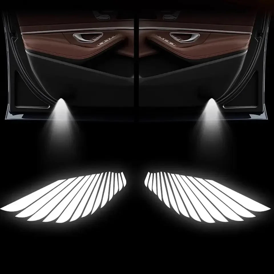 2PCS Led Car Door Light Luces Projector Emblem Lamp For Jaguar XE F-TYPE X358 X351 XK X150 XKR X152 XJ X350