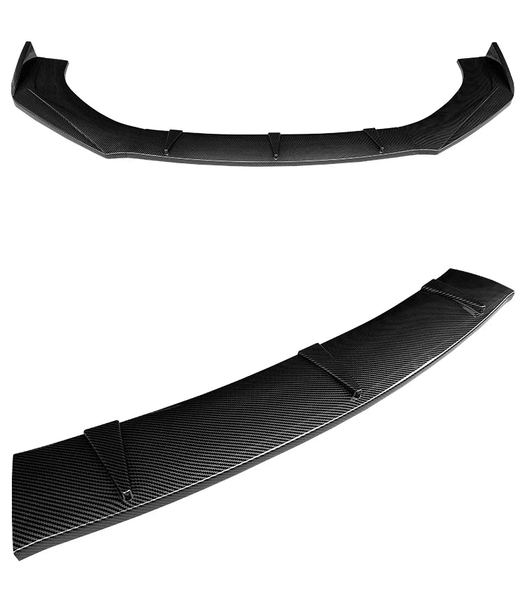 For Hyundai Elantra 2021 2022 2023 Car Front Bumper Splitter Lip Body Kit Spoiler Diffuser Deflector Decorative Strip Shovel ABS