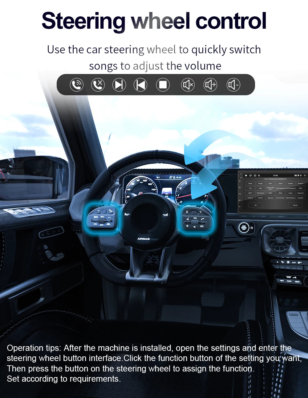7/9/10inch 2 Din Car Audio Android 13 4/8Core Android auto Carplay 64G Automotive Multimedia Player BT Car intelligent Systems