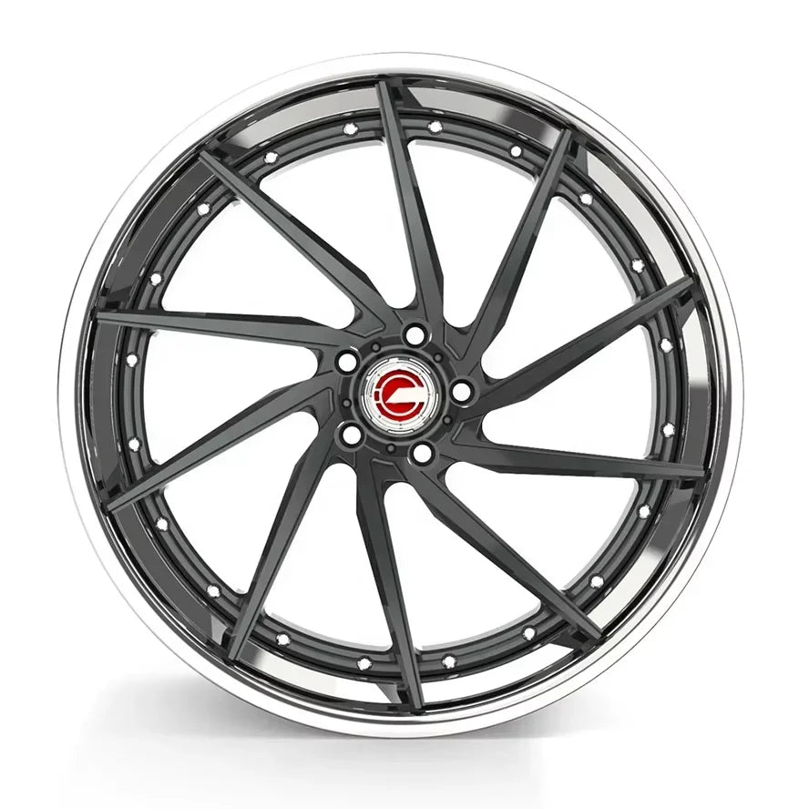 GVICHN OEM Custom Forged Wheel Hub 5x112 19 Inch 22 inch Aluminum Alloy Multi Spoke 3 Piece Car Wheel Rims