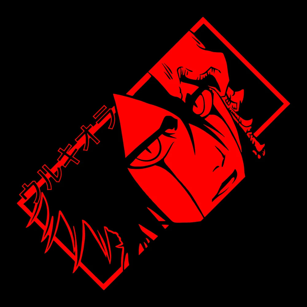Bleach Decals Sad Hollow Anime Car Stickers Waterproof JDM Accessories Auto Exterior Decorations Car Bumper Window Door Sticker